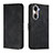 Funda de Cuero Cartera con Soporte Carcasa H01X para Huawei Honor 60 Pro 5G Negro