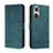 Funda de Cuero Cartera con Soporte Carcasa H01X para Huawei P50 Pro Verde