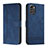 Funda de Cuero Cartera con Soporte Carcasa H01X para Nokia G60 5G Azul