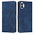 Funda de Cuero Cartera con Soporte Carcasa H01X para Nothing Phone 1 Azul