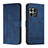 Funda de Cuero Cartera con Soporte Carcasa H01X para OnePlus 10 Pro 5G Azul