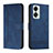 Funda de Cuero Cartera con Soporte Carcasa H01X para OnePlus Nord 2T 5G Azul