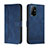 Funda de Cuero Cartera con Soporte Carcasa H01X para Oppo A94 5G Azul