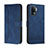 Funda de Cuero Cartera con Soporte Carcasa H01X para Oppo Reno5 Lite Azul