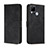 Funda de Cuero Cartera con Soporte Carcasa H01X para Realme 7i RMX2193 Negro