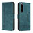 Funda de Cuero Cartera con Soporte Carcasa H01X para Sony Xperia 1 IV SO-51C Verde