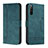 Funda de Cuero Cartera con Soporte Carcasa H01X para Sony Xperia 10 IV SO-52C Verde