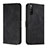 Funda de Cuero Cartera con Soporte Carcasa H01X para Sony Xperia 10 V Negro