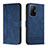 Funda de Cuero Cartera con Soporte Carcasa H01X para Xiaomi Mi 11T 5G Azul