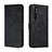 Funda de Cuero Cartera con Soporte Carcasa H01X para Xiaomi Mi Note 10 Lite Negro