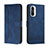 Funda de Cuero Cartera con Soporte Carcasa H01X para Xiaomi Poco F3 5G Azul