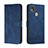 Funda de Cuero Cartera con Soporte Carcasa H01X para Xiaomi Redmi 10A 4G Azul