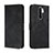 Funda de Cuero Cartera con Soporte Carcasa H01X para Xiaomi Redmi 9 Prime India Negro