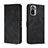 Funda de Cuero Cartera con Soporte Carcasa H01X para Xiaomi Redmi Note 10S 4G Negro