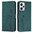 Funda de Cuero Cartera con Soporte Carcasa H01X para Xiaomi Redmi Note 12 Pro+ Plus 5G Verde