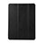 Funda de Cuero Cartera con Soporte Carcasa H02 para Apple iPad Mini 4 Negro