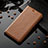 Funda de Cuero Cartera con Soporte Carcasa H02P para Motorola Moto Edge (2023) 5G Marron Claro