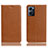 Funda de Cuero Cartera con Soporte Carcasa H02P para OnePlus Nord CE 2 5G Marron Claro