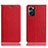 Funda de Cuero Cartera con Soporte Carcasa H02P para OnePlus Nord CE 2 5G Rojo