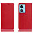 Funda de Cuero Cartera con Soporte Carcasa H02P para Oppo A1x 5G Rojo