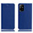 Funda de Cuero Cartera con Soporte Carcasa H02P para Oppo A95 5G Azul