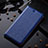 Funda de Cuero Cartera con Soporte Carcasa H02P para Samsung Galaxy Grand 3 G7200 Azul
