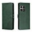 Funda de Cuero Cartera con Soporte Carcasa H02X para OnePlus 10 Pro 5G Verde