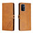 Funda de Cuero Cartera con Soporte Carcasa H02X para OnePlus Nord N200 5G Marron Claro