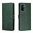 Funda de Cuero Cartera con Soporte Carcasa H02X para Oppo A93 5G Verde