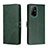 Funda de Cuero Cartera con Soporte Carcasa H02X para Oppo A94 5G Verde