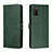 Funda de Cuero Cartera con Soporte Carcasa H02X para Samsung Galaxy F02S SM-E025F Verde