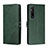 Funda de Cuero Cartera con Soporte Carcasa H02X para Sony Xperia 1 V Verde