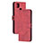 Funda de Cuero Cartera con Soporte Carcasa H02X para Xiaomi Redmi 9 India Rojo