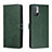 Funda de Cuero Cartera con Soporte Carcasa H02X para Xiaomi Redmi Note 10 5G Verde