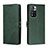 Funda de Cuero Cartera con Soporte Carcasa H02X para Xiaomi Redmi Note 11 Pro+ Plus 5G Verde