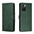 Funda de Cuero Cartera con Soporte Carcasa H02X para Xiaomi Redmi Note 11S 4G Verde