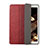 Funda de Cuero Cartera con Soporte Carcasa H03 para Apple iPad 10.2 (2020) Rojo