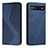 Funda de Cuero Cartera con Soporte Carcasa H03X para Google Pixel 6a 5G Azul