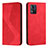 Funda de Cuero Cartera con Soporte Carcasa H03X para Motorola Moto E13 Rojo