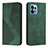 Funda de Cuero Cartera con Soporte Carcasa H03X para Motorola Moto Edge 40 Pro 5G Verde