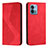 Funda de Cuero Cartera con Soporte Carcasa H03X para Motorola Moto G Stylus (2023) 4G Rojo