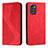 Funda de Cuero Cartera con Soporte Carcasa H03X para Nokia G60 5G Rojo