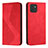 Funda de Cuero Cartera con Soporte Carcasa H03X para Samsung Galaxy A03 Rojo