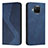 Funda de Cuero Cartera con Soporte Carcasa H03X para Xiaomi Mi 10i 5G Azul