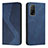 Funda de Cuero Cartera con Soporte Carcasa H03X para Xiaomi Mi 10T 5G Azul