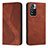 Funda de Cuero Cartera con Soporte Carcasa H03X para Xiaomi Mi 11i 5G (2022) Marron