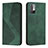 Funda de Cuero Cartera con Soporte Carcasa H03X para Xiaomi POCO M3 Pro 5G Verde