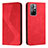 Funda de Cuero Cartera con Soporte Carcasa H03X para Xiaomi Poco M4 Pro 5G Rojo