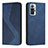 Funda de Cuero Cartera con Soporte Carcasa H03X para Xiaomi Redmi Note 10 Pro 4G Azul