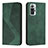 Funda de Cuero Cartera con Soporte Carcasa H03X para Xiaomi Redmi Note 10 Pro 4G Verde